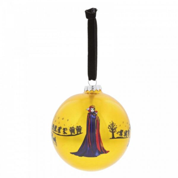 Bola de navidad decorativa en cristal de Reina Malvada La Bella Durmiente Disney de 10 cm