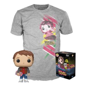 Regreso al Futuro POP! & Tee Set de Minifigura y Camiseta Marty heo Exclusive Camisetas Regreso al futuro