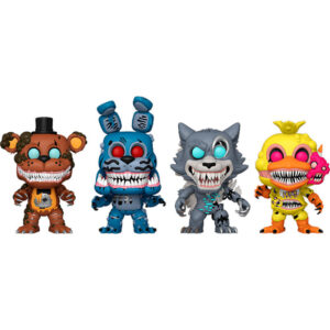 Pack 4 Funko POP Five Nights at Freddys The Twisted Ones Exclusive